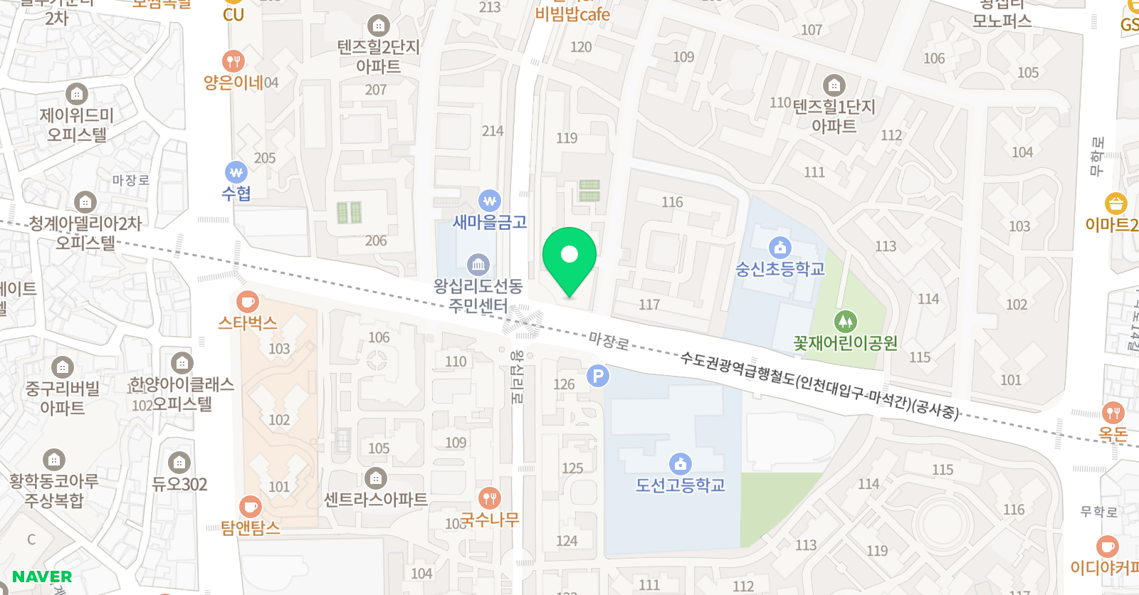 경희대참 태권도 위치