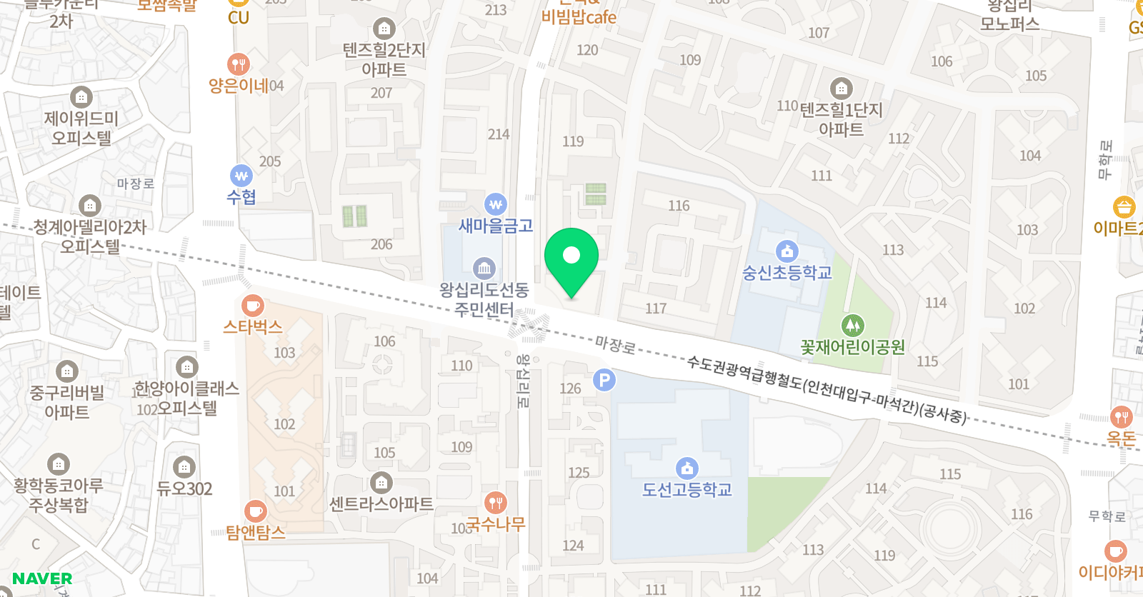 꿈꾸는피아노 음악교습소 위치