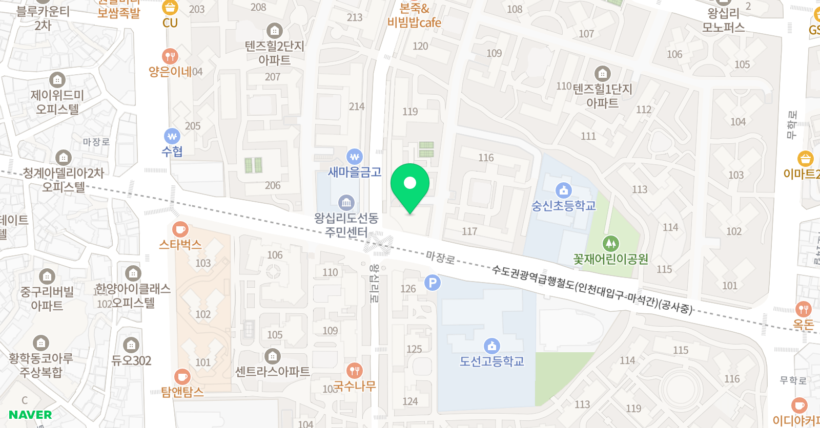 SU 뮤직 아카데미 위치