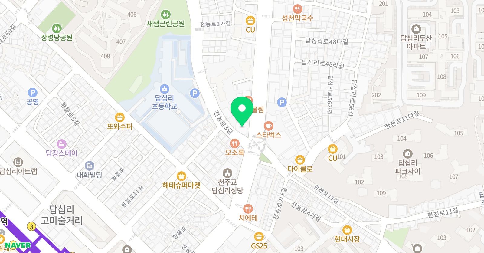 고려GnB 아이음악학원 위치