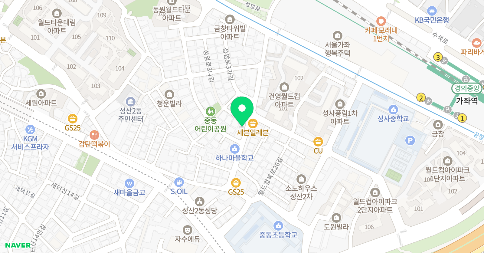 꿈쟁이 음악교습소 위치