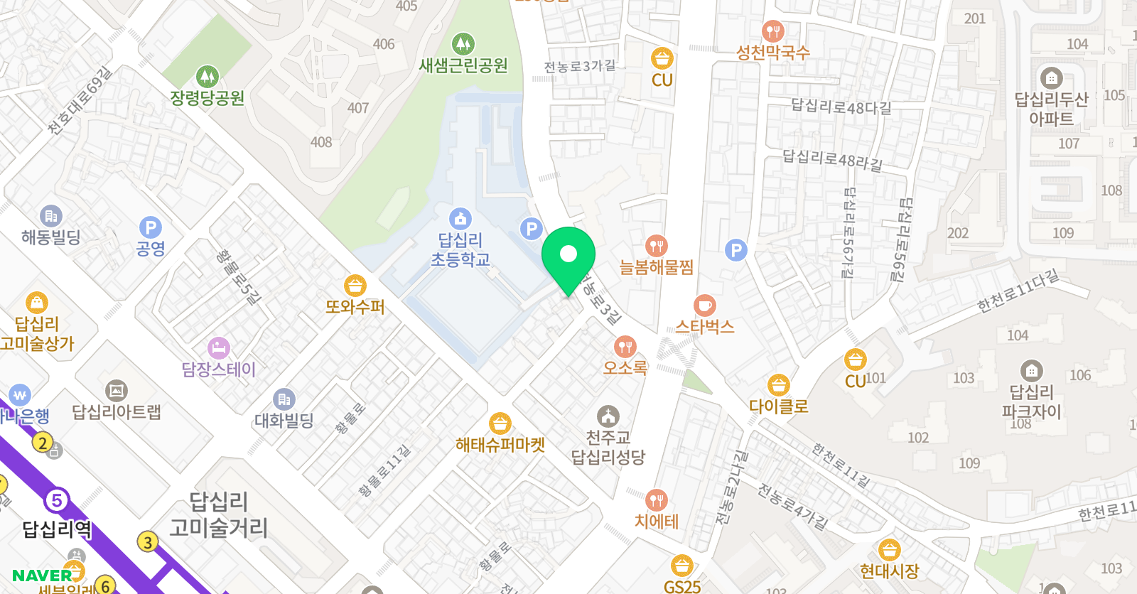 꿈나무 미술교습소 위치
