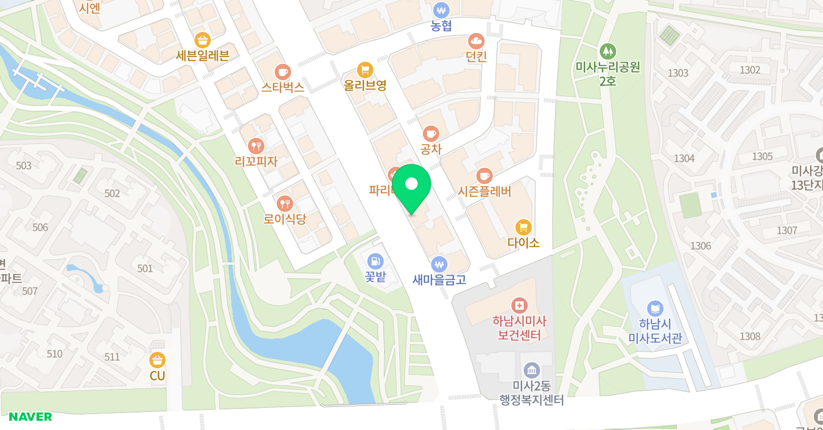 바른그림 미술학원 위치