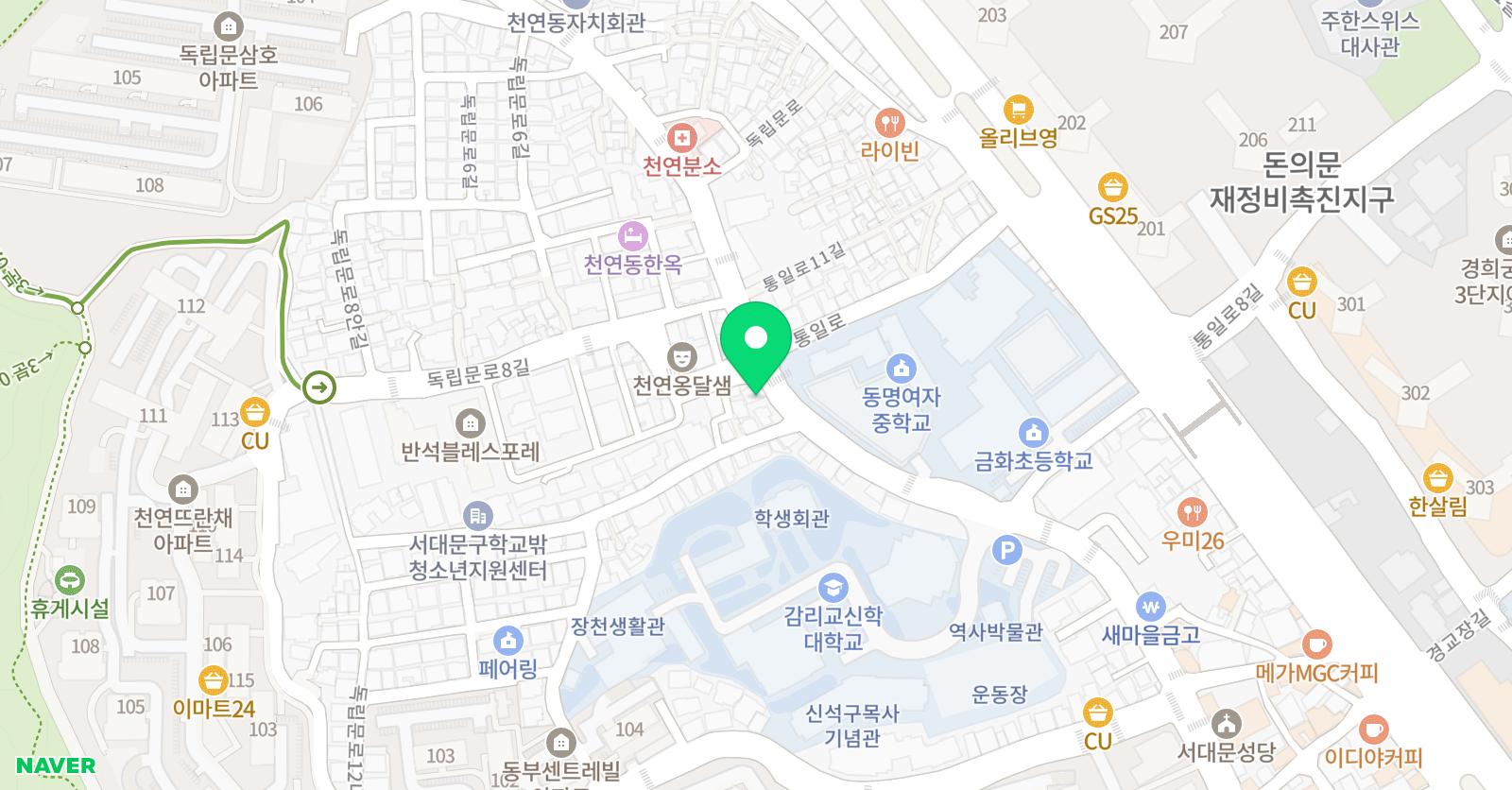 돈의문이레 수학교습소 위치