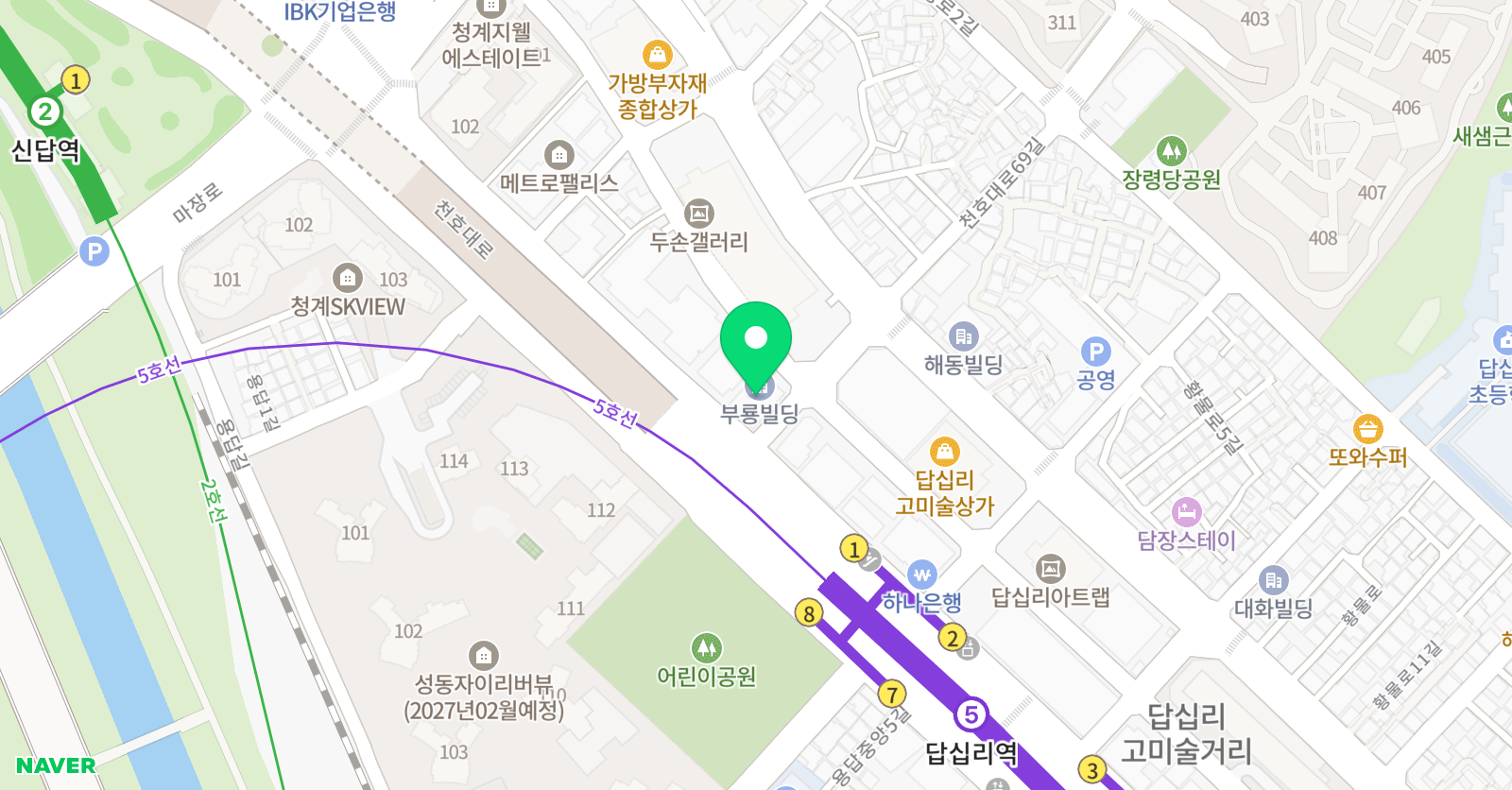 L 잉글리쉬 원어민 영어회화 위치