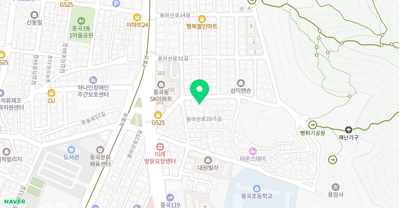 드림트리 영어 위치