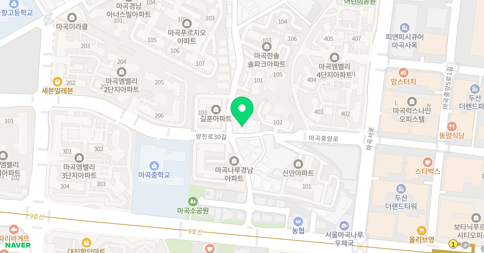 WS복싱클럽 마곡나루점 위치