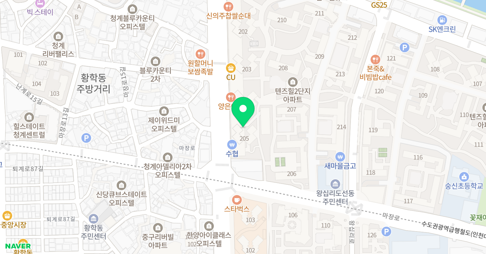 이네 발레학원 위치