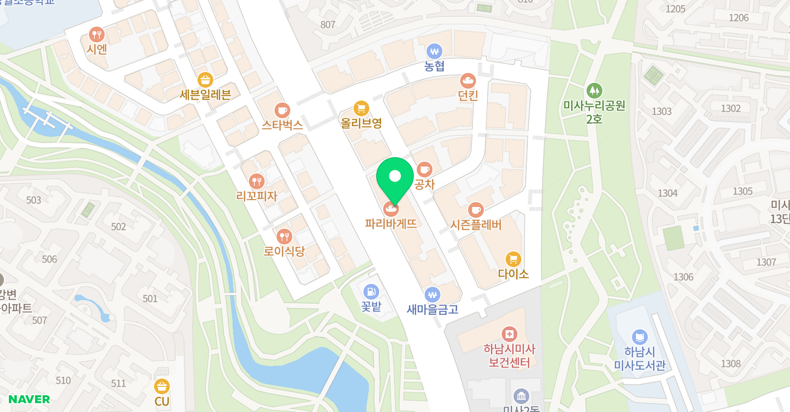 유투엠 수학학원 미사캠퍼스 위치