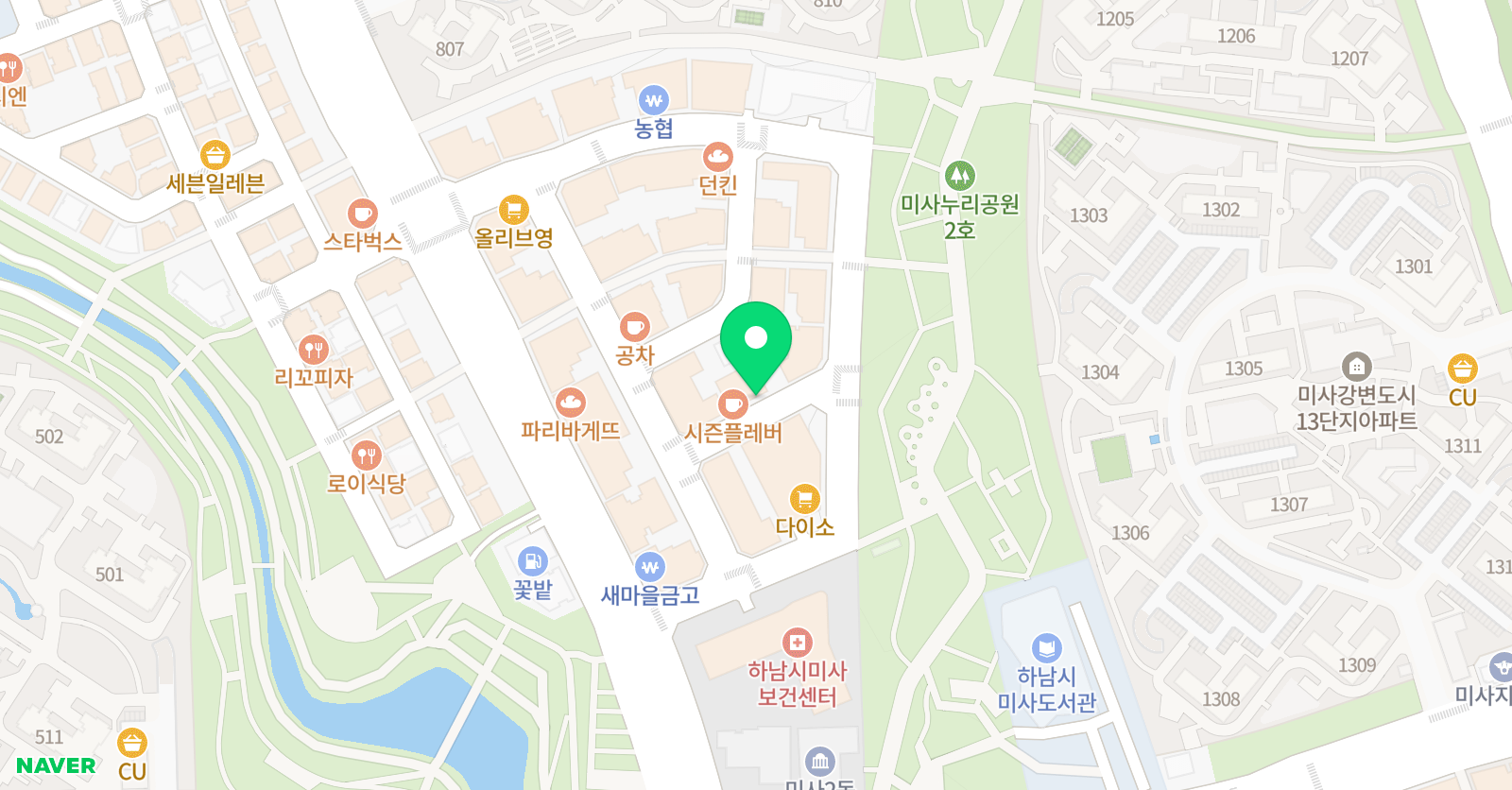 매쓰온에듀케이션 미사수학교육원 위치