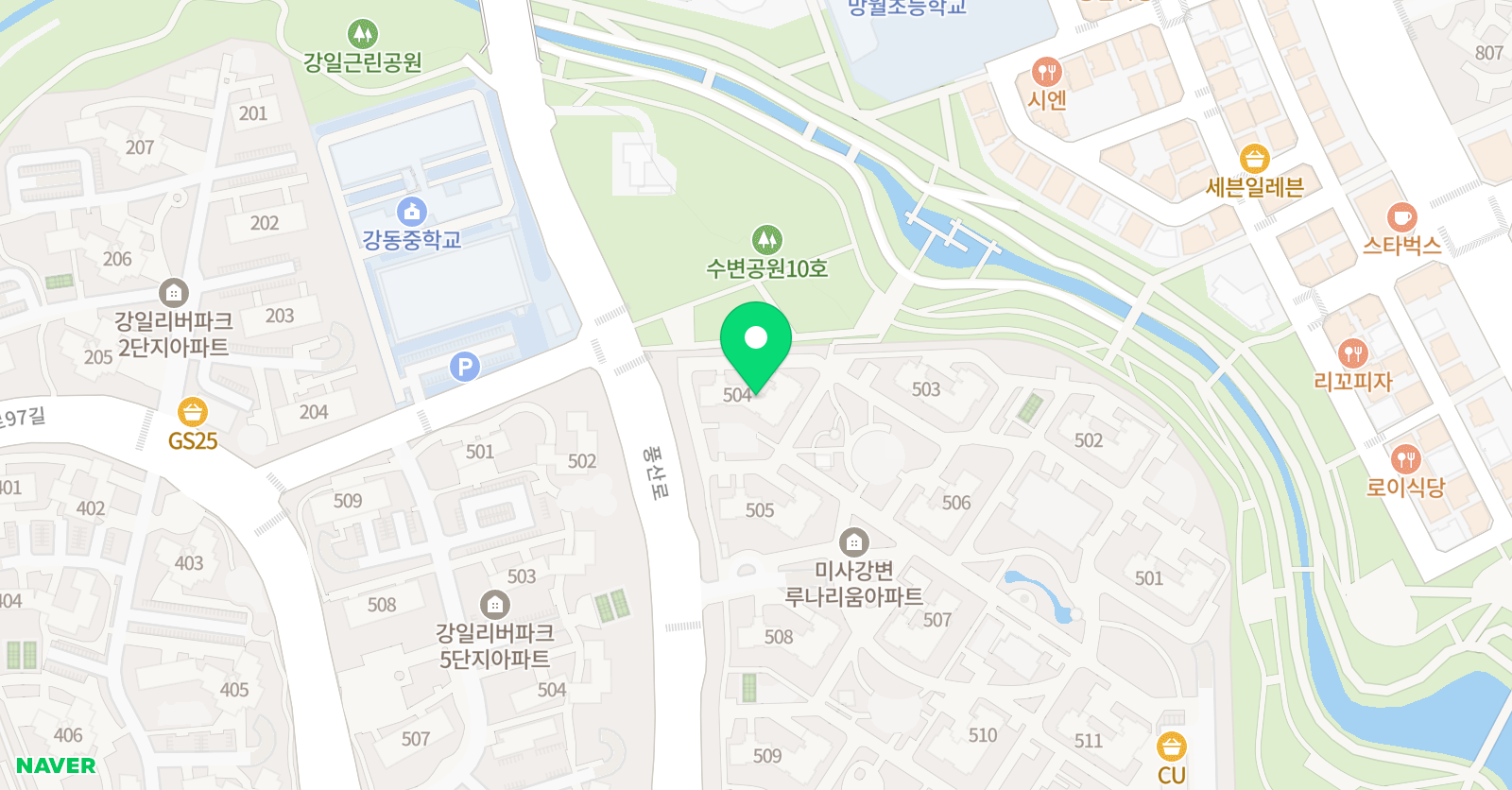 에스홈 요가 위치