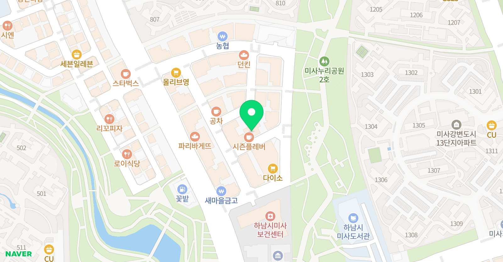 열린공간 수학학원 위치