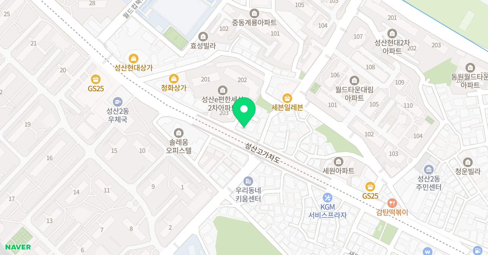 GLT 장학학원 위치