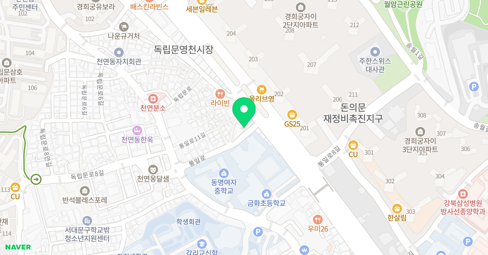 삼성 영어 디피에스 위치