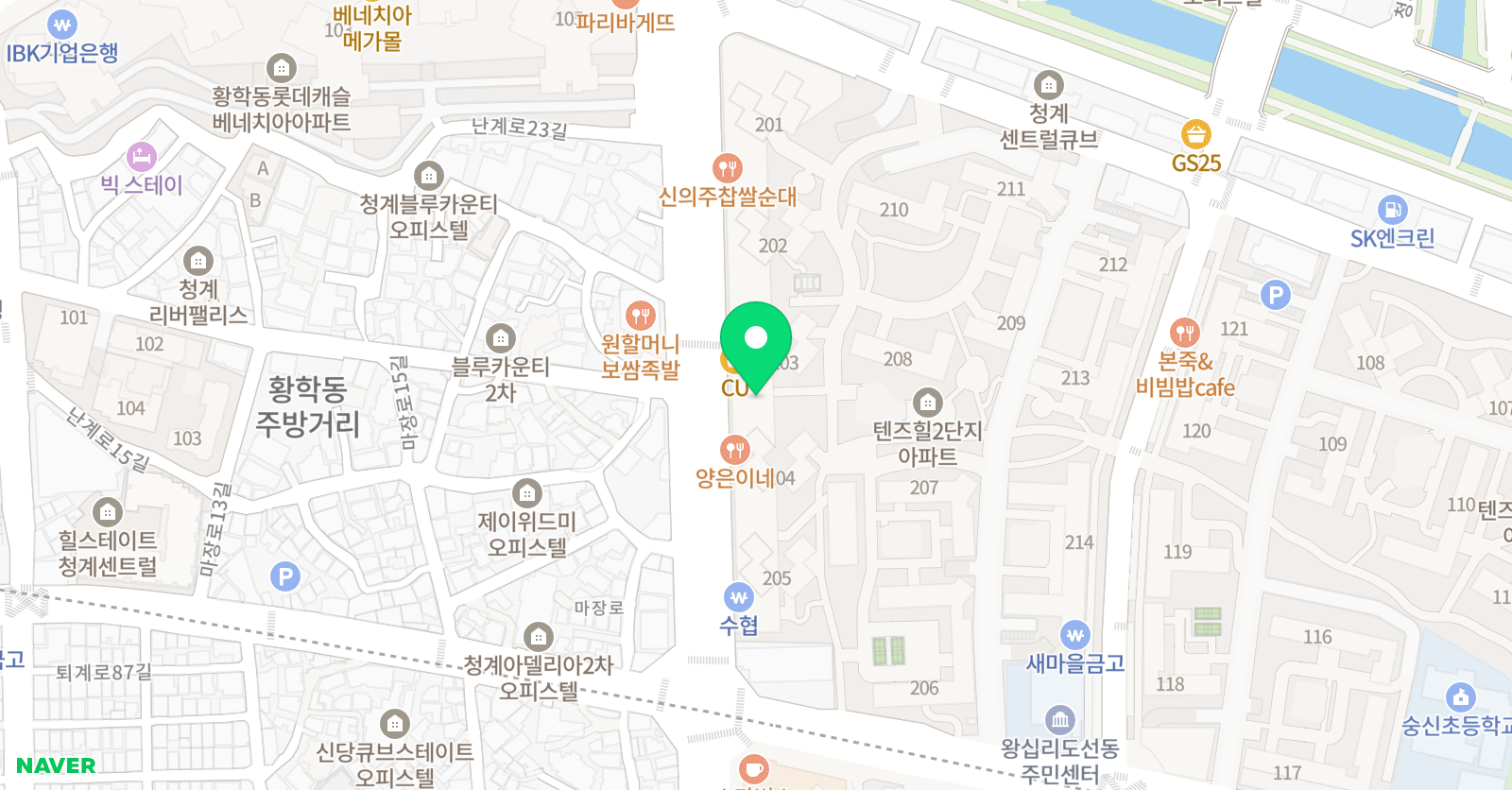 더엘 리듬체조 2호점 위치