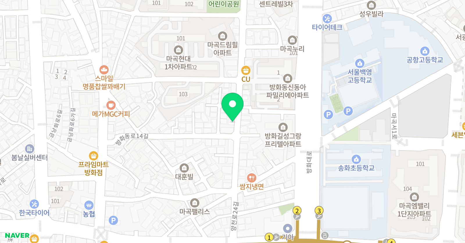 김쌤 멘토 수학학원 위치