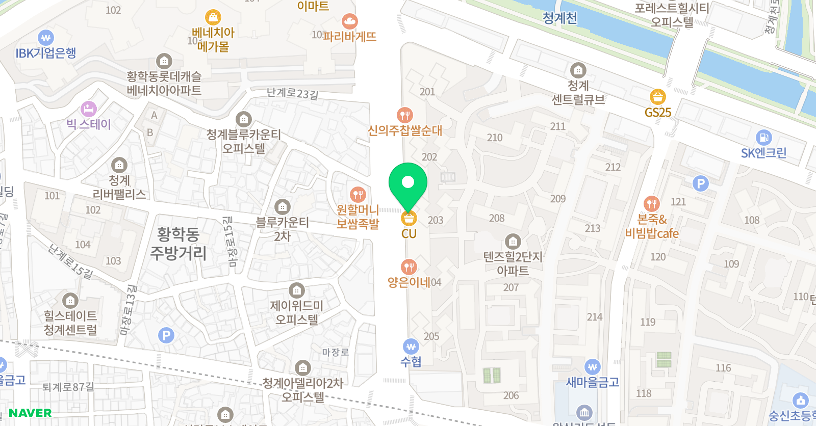 연세 아이비학원 위치