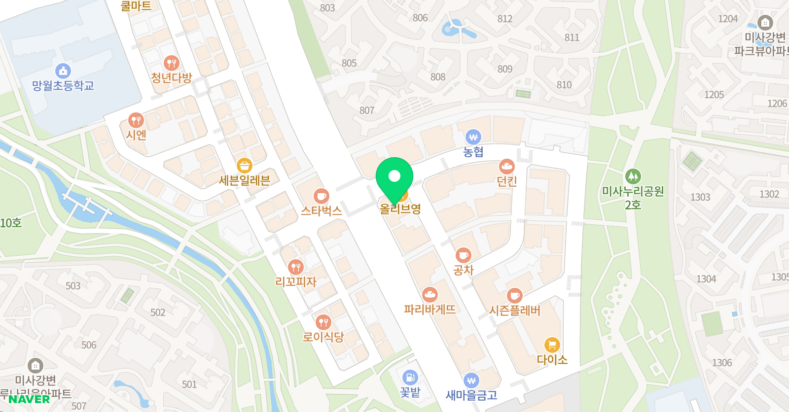 통찰 학원 위치