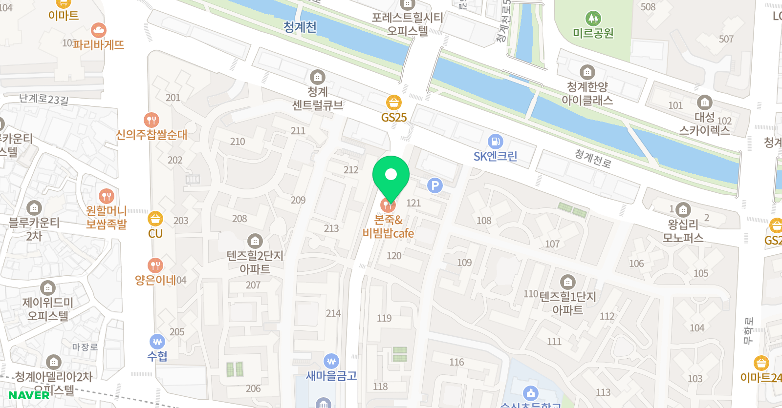 이화숲 음악학원 위치