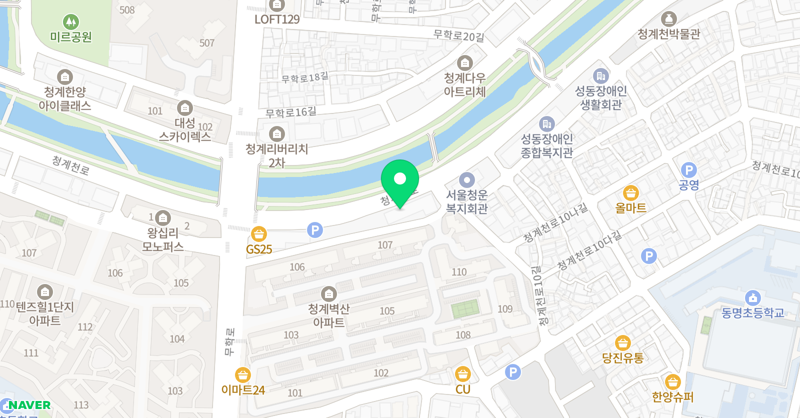 위스터디 영어수학학원 위치