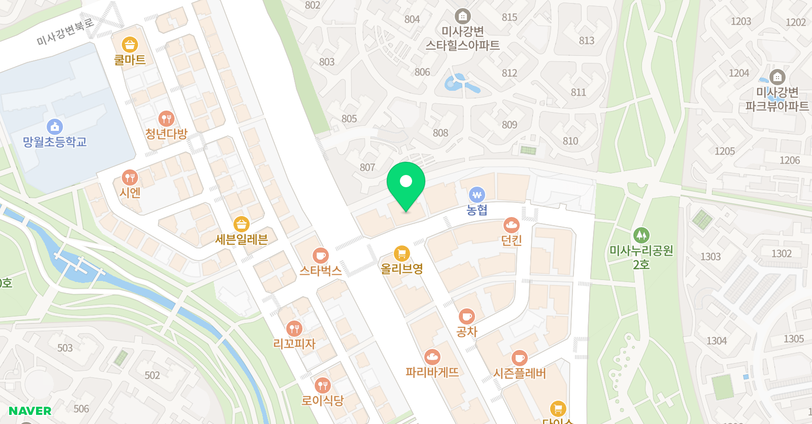 비욘드잉글리쉬 미사강변어학원 위치