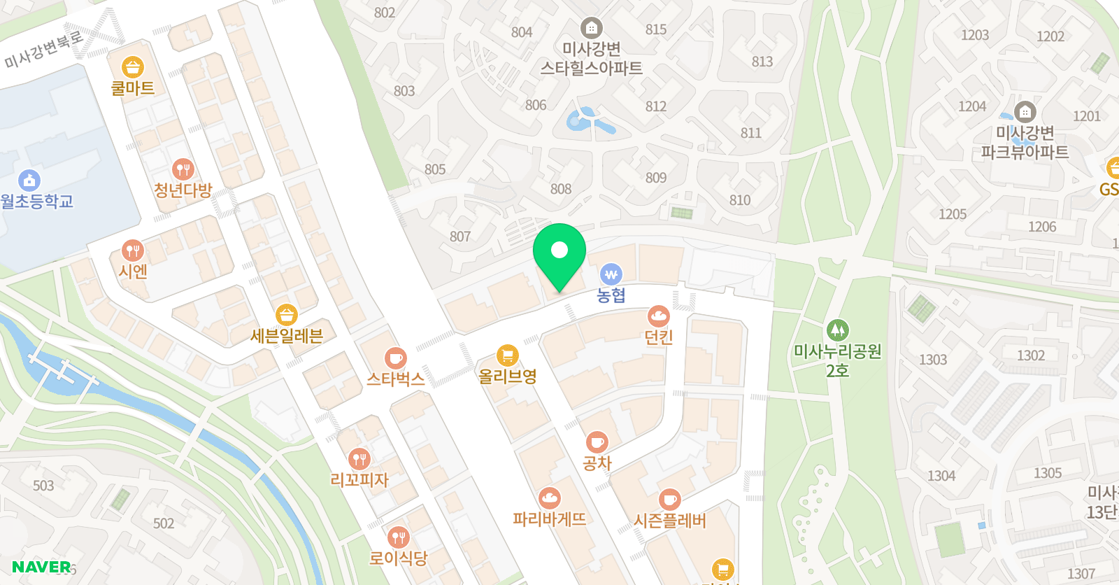 이상호 수학전문학원 위치