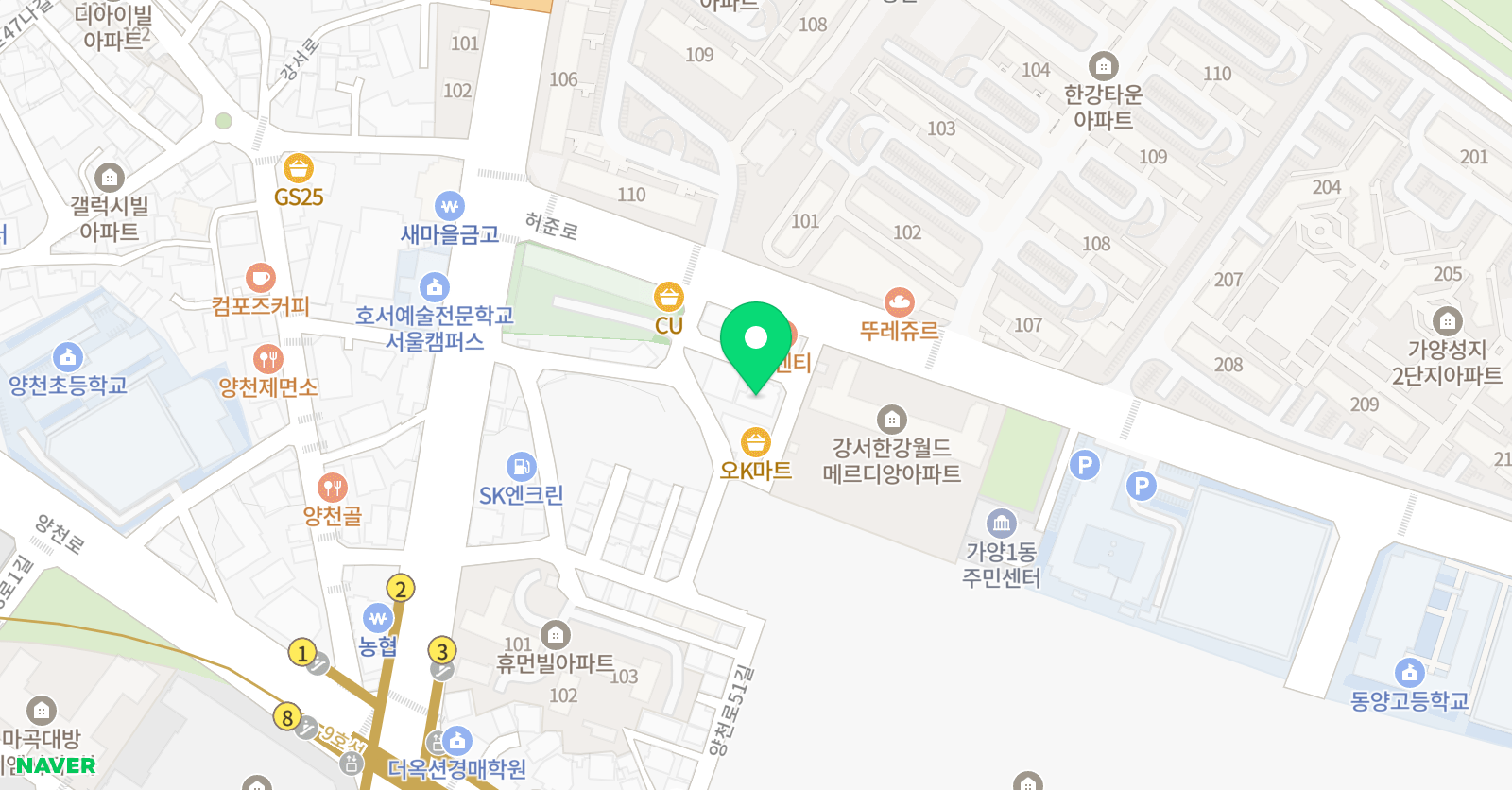 JSJ 댄스 위치