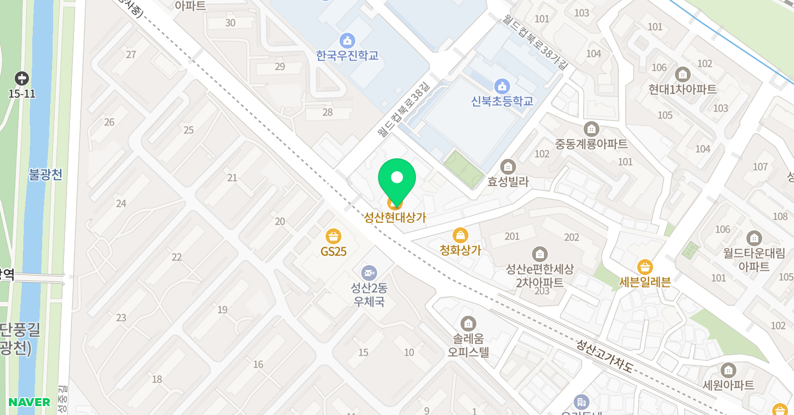 삼성 영어 성산교실 위치