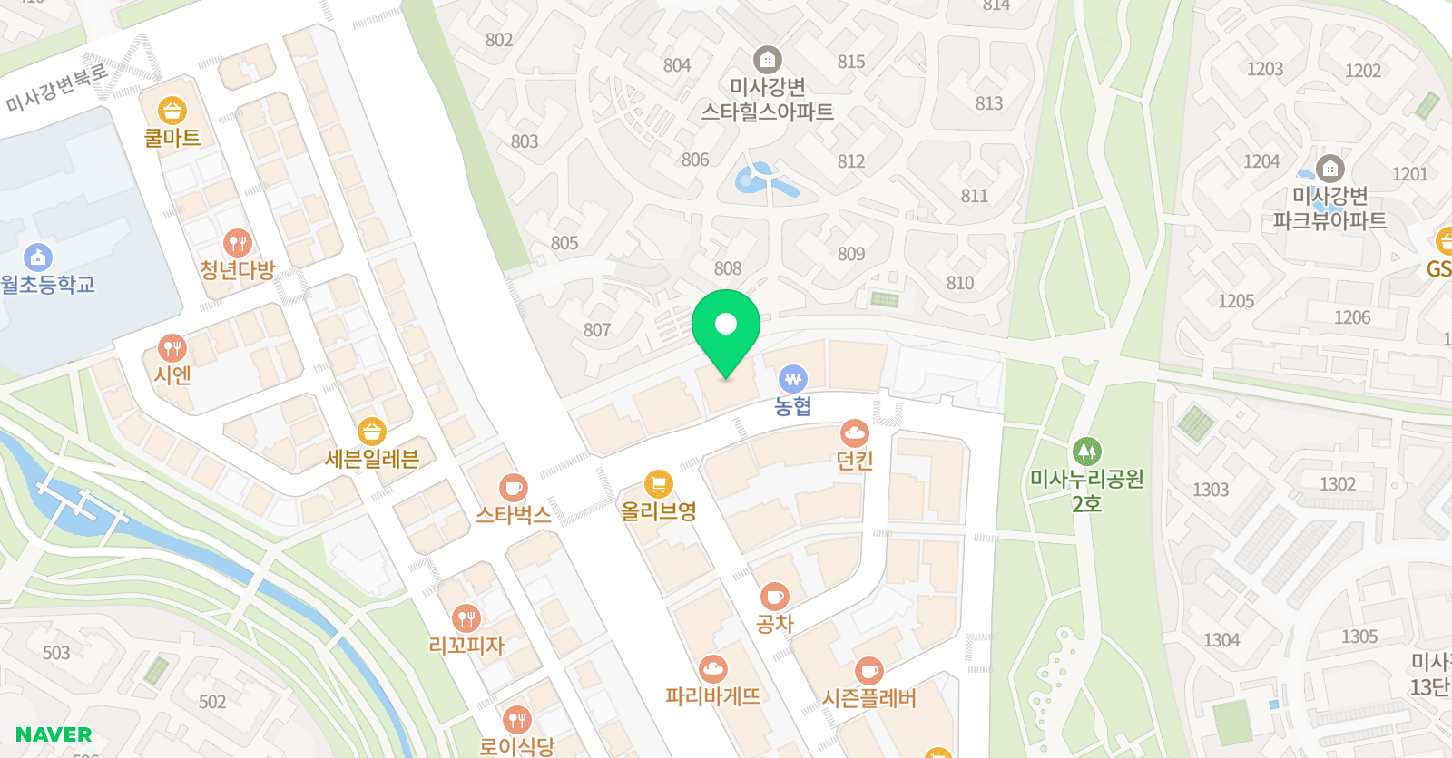 미사 소마 사고력수학 위치