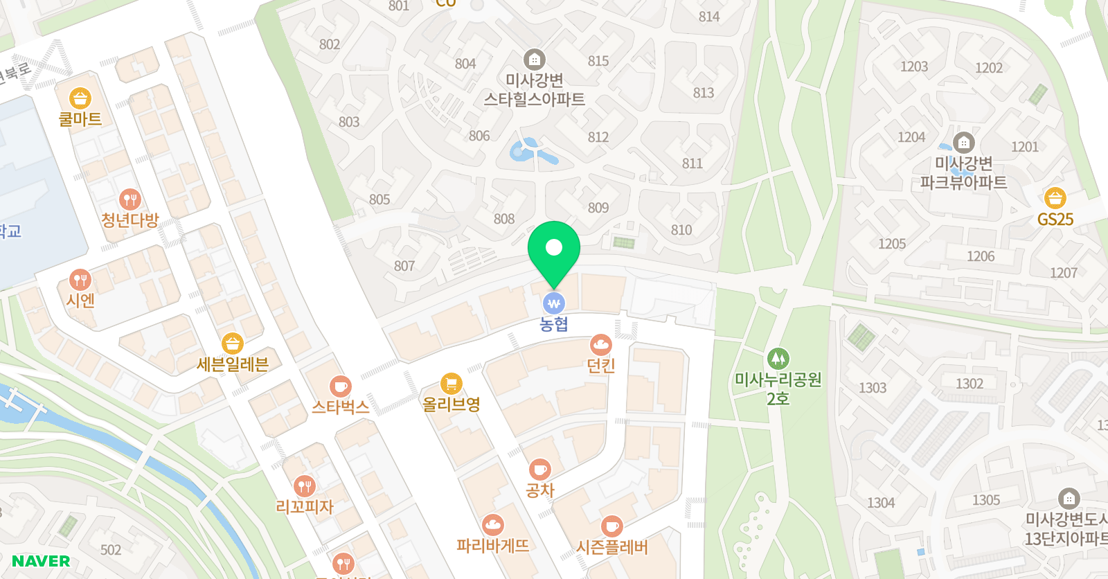 꿈꾸는고양이 미술학원 위치