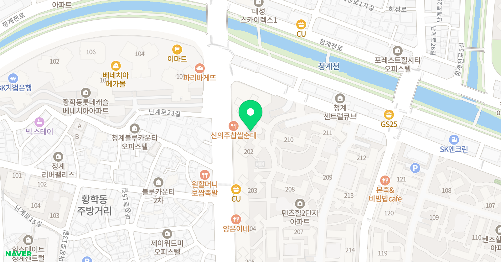 꿈담미술창작소 왕십리센터 위치