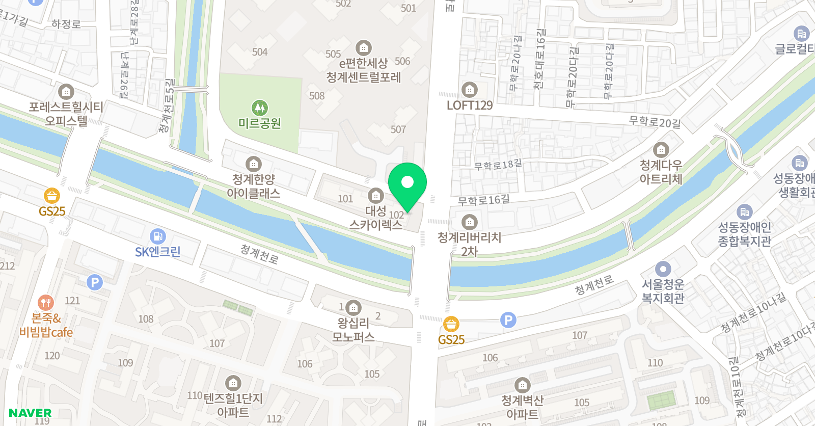뽀엥뜨발레아카데미 위치