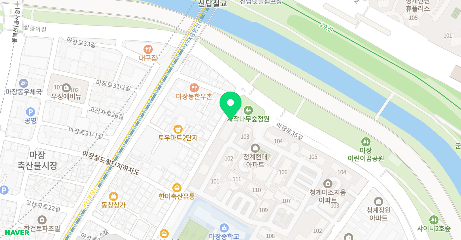 경희대효 태권도 학원 위치