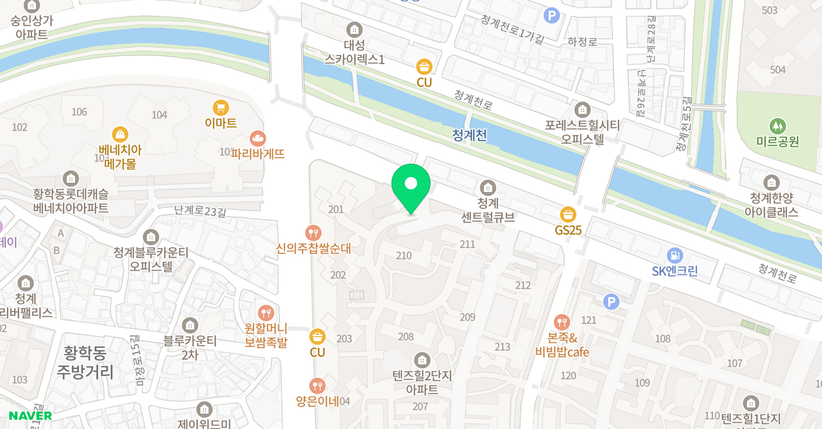 스피아 영어어학원 위치