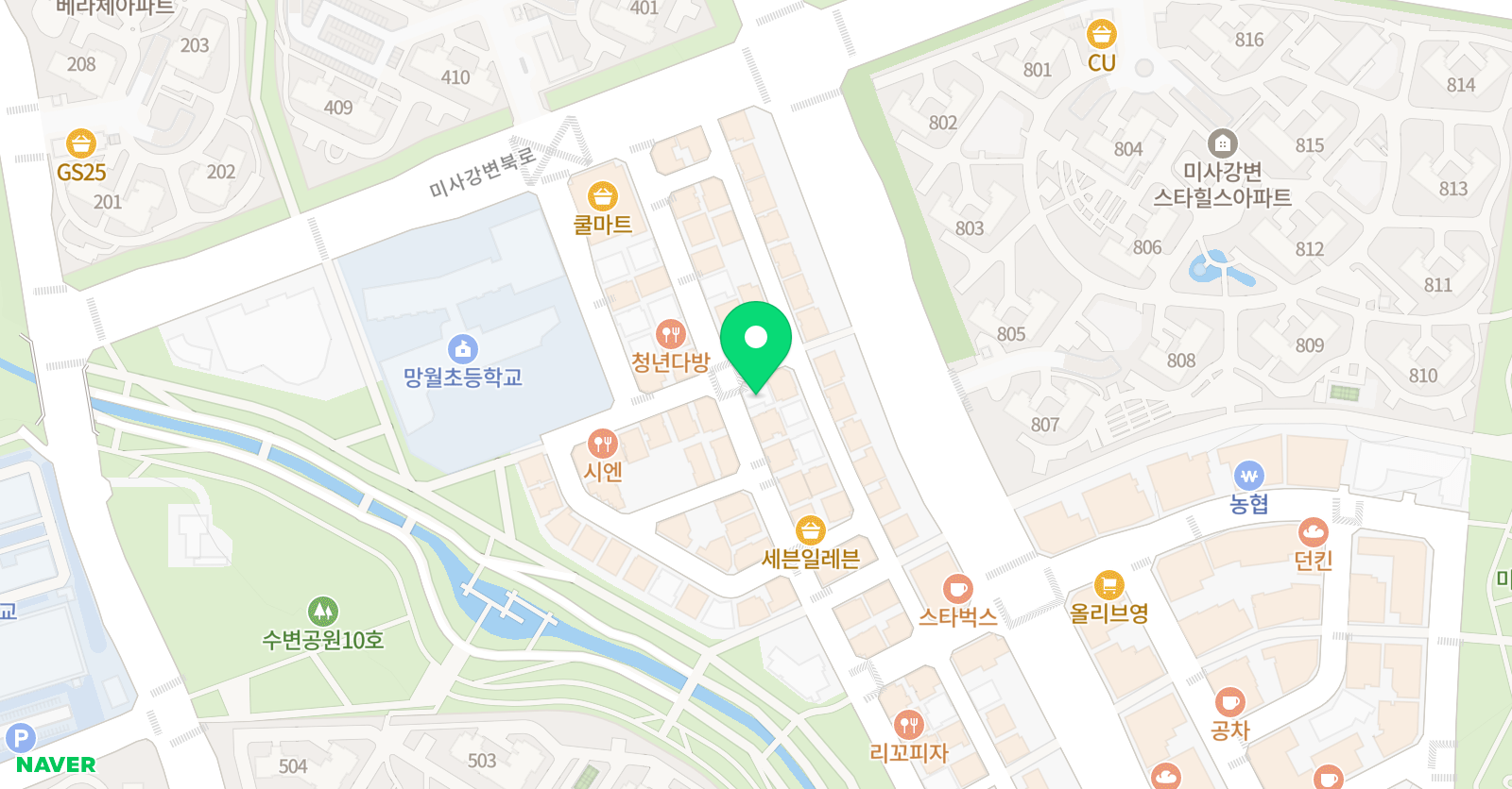 리마커블 영어학원 위치