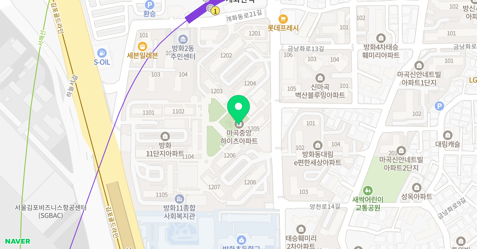 강서훕 드림바스켓볼 위치