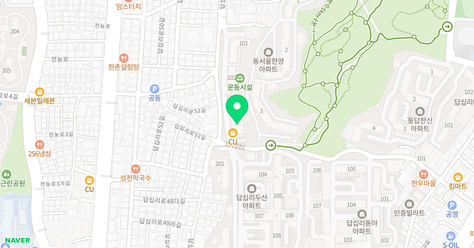 경희대두산 태권도 위치