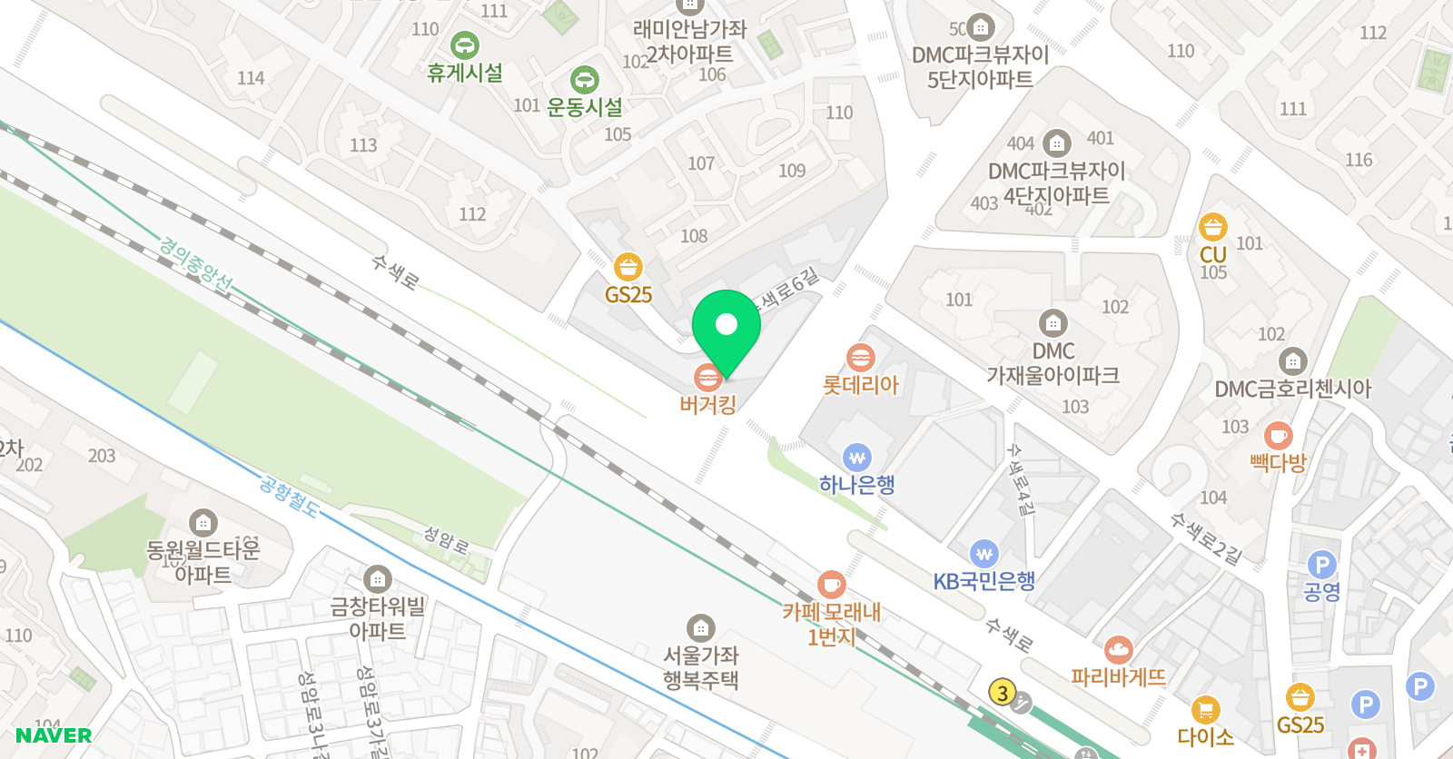 로드맵 수학전문학원 서대문본원 위치