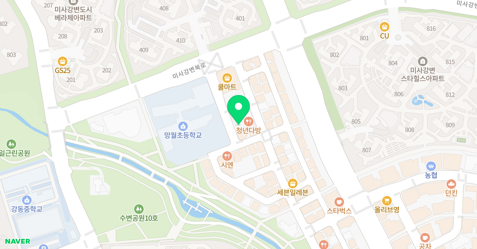 킨더 음악학원 위치