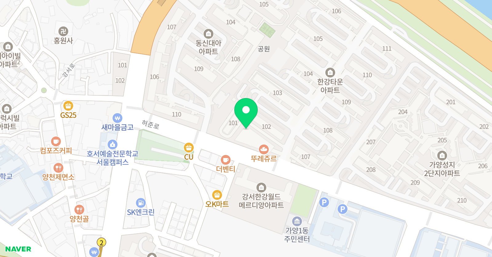 C&C 미술학원 위치