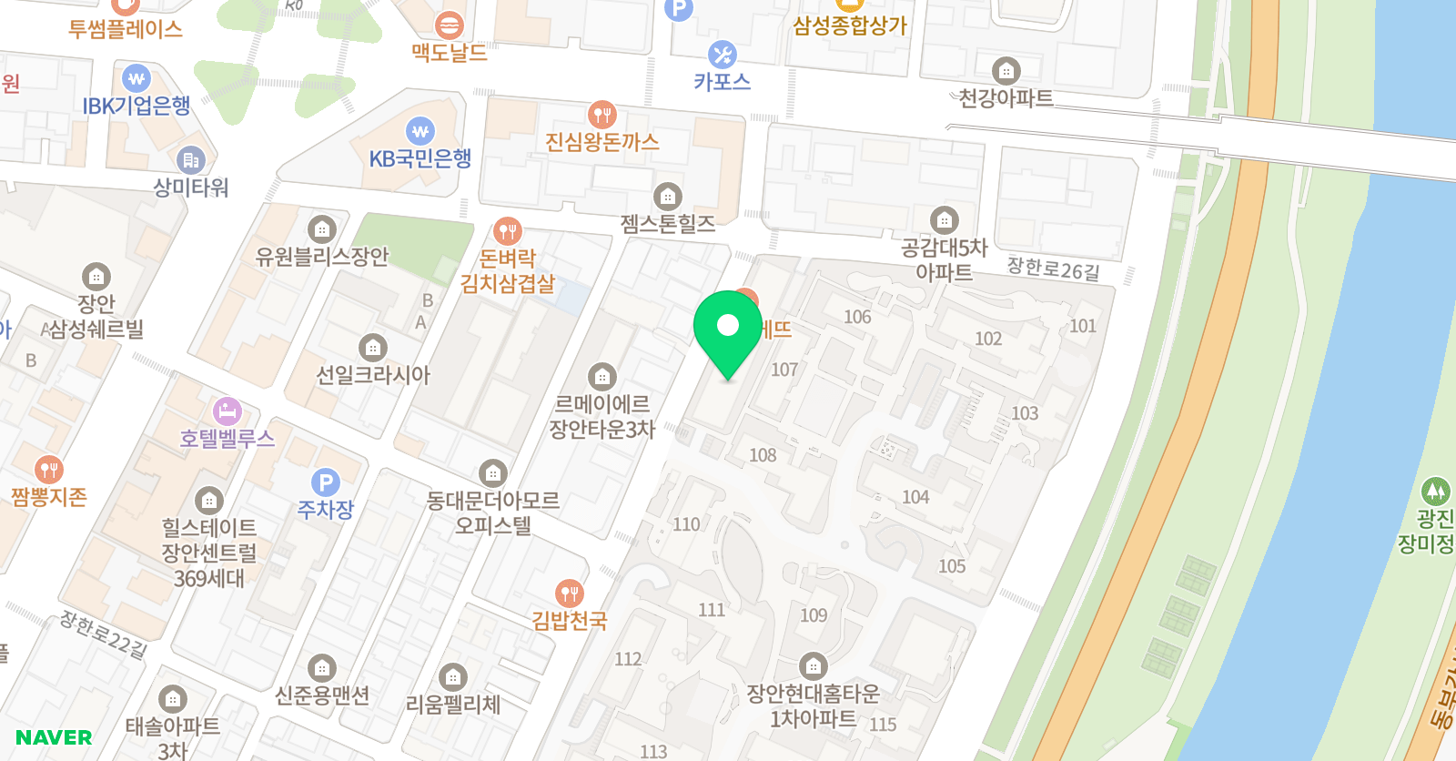 한지영 수학교습소 위치