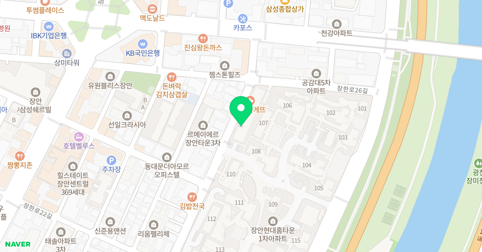 탑브레인 학원 위치