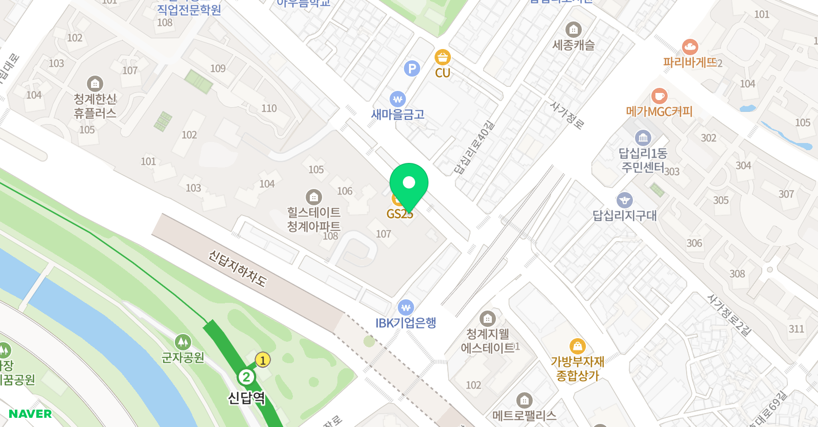 청계드로잉 미술 위치