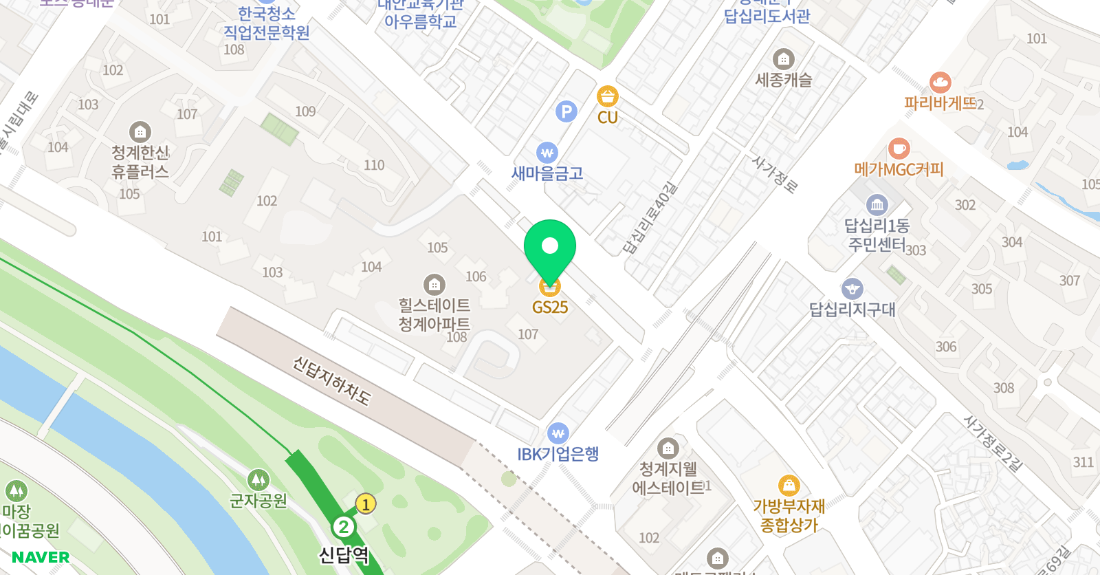 청계이화 피아노 위치
