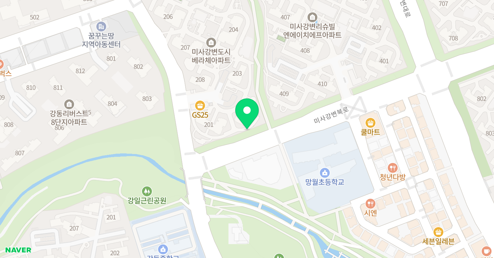 해법논술 미사강일교실 위치