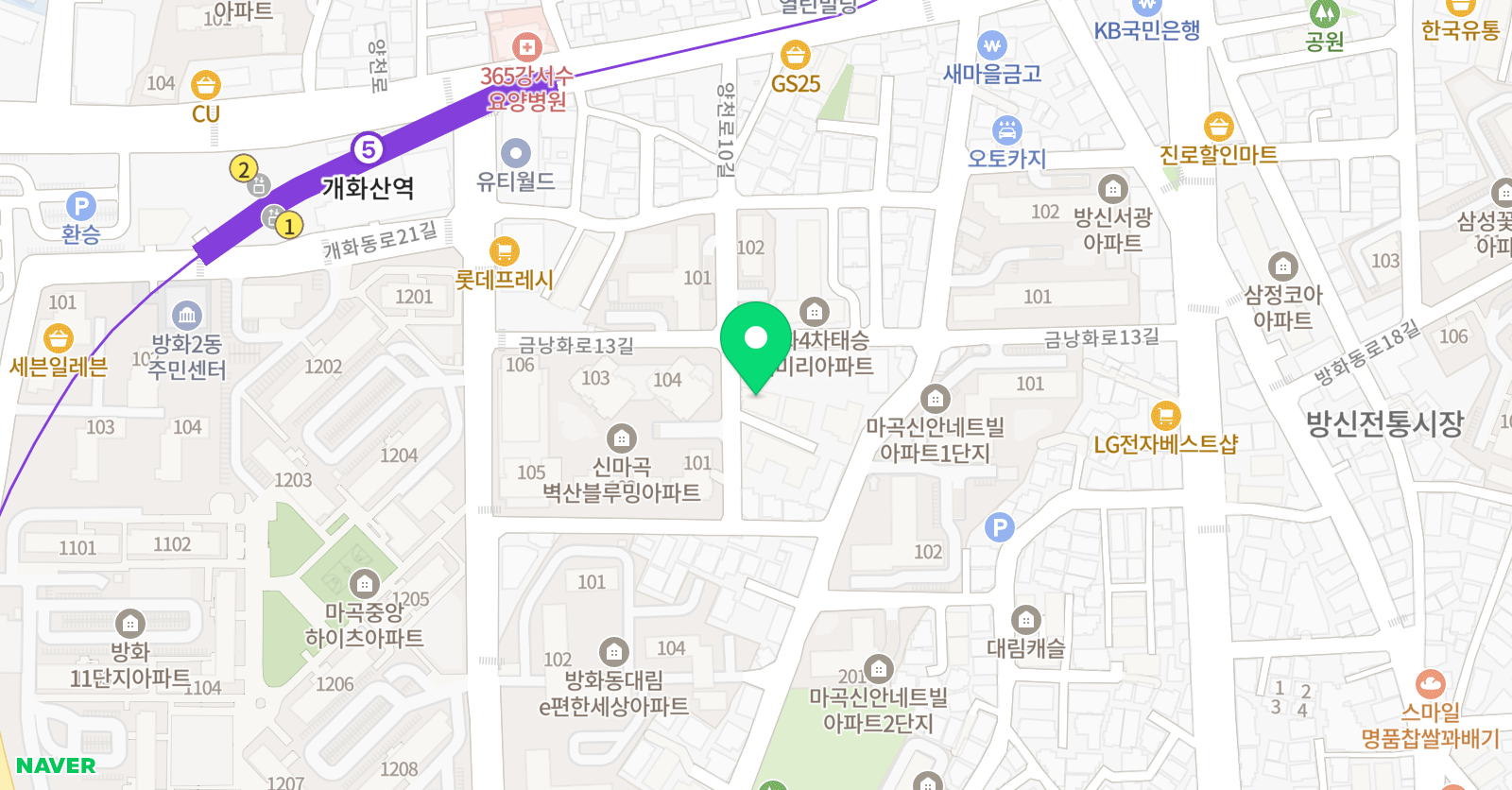 요요랑 공부방 위치