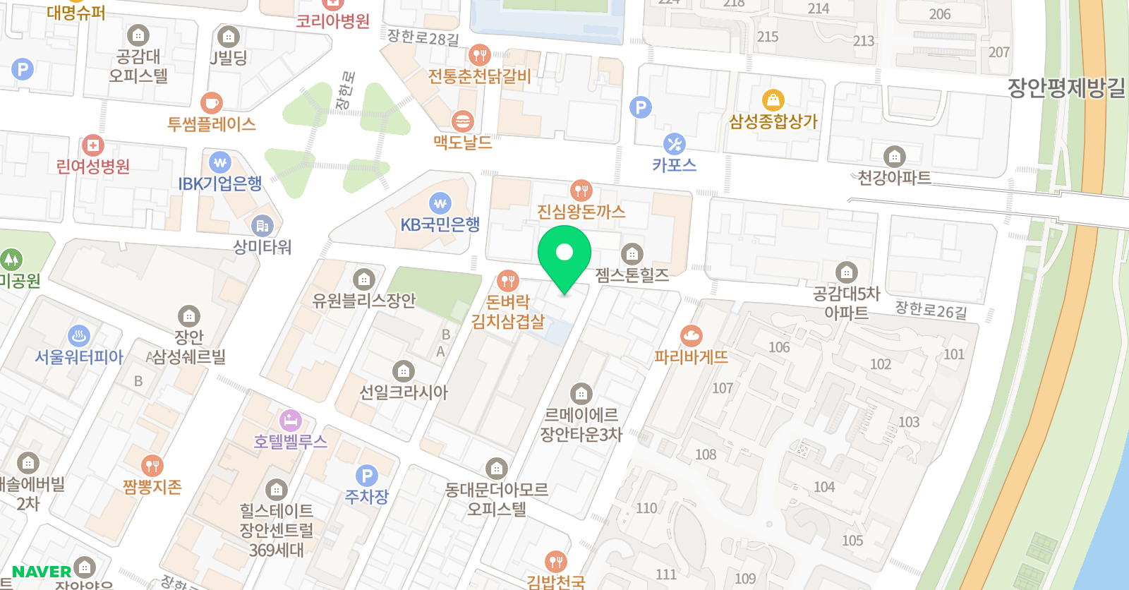 경희태권히어로즈 위치