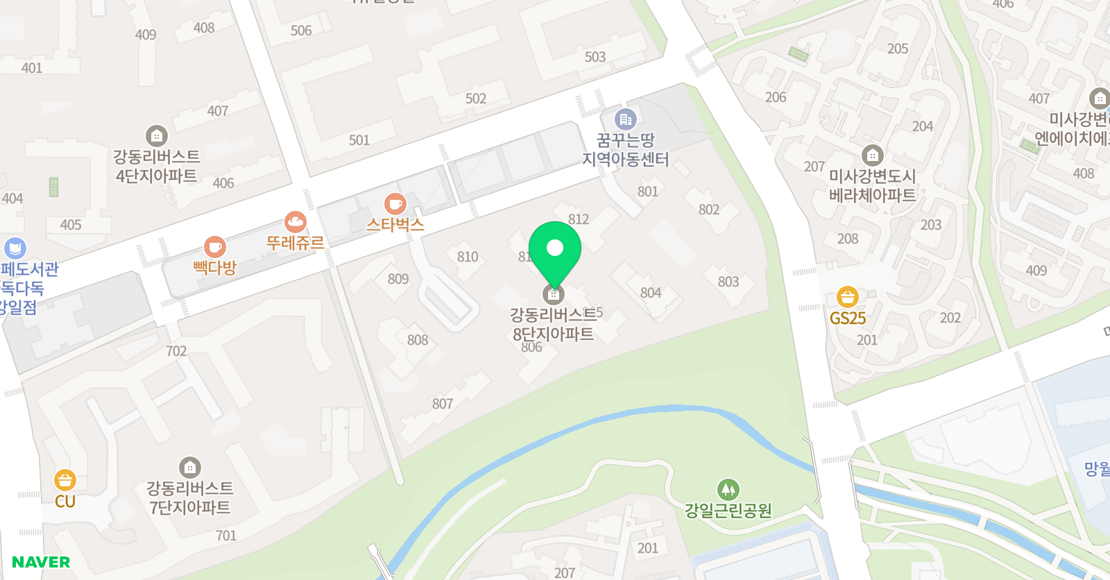 리드인 아소비 강일센터 위치