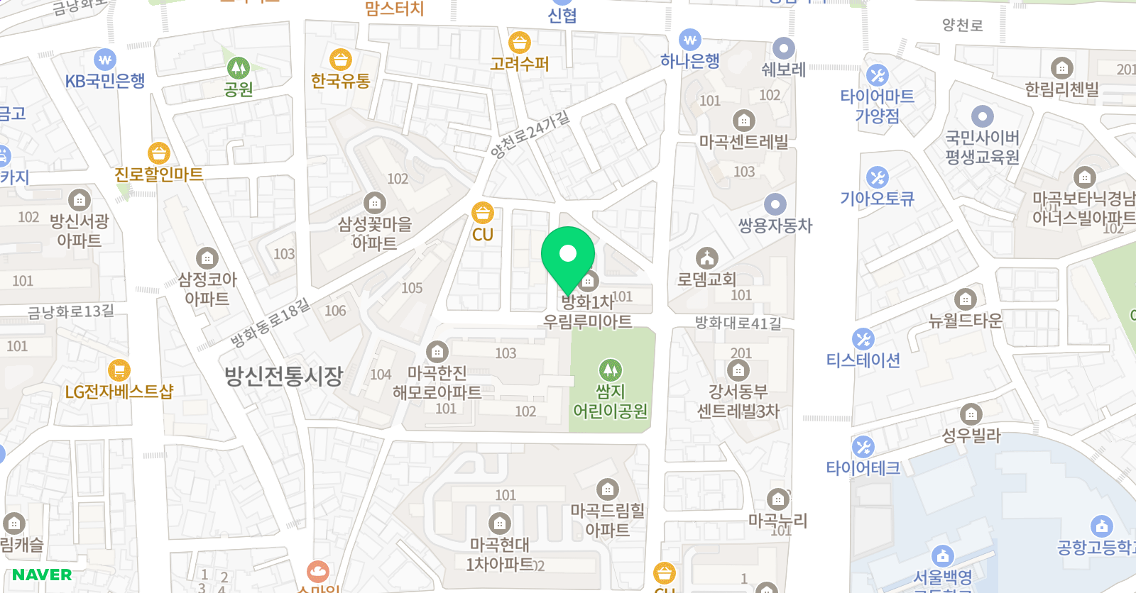 예은아카데미 음악학원 위치