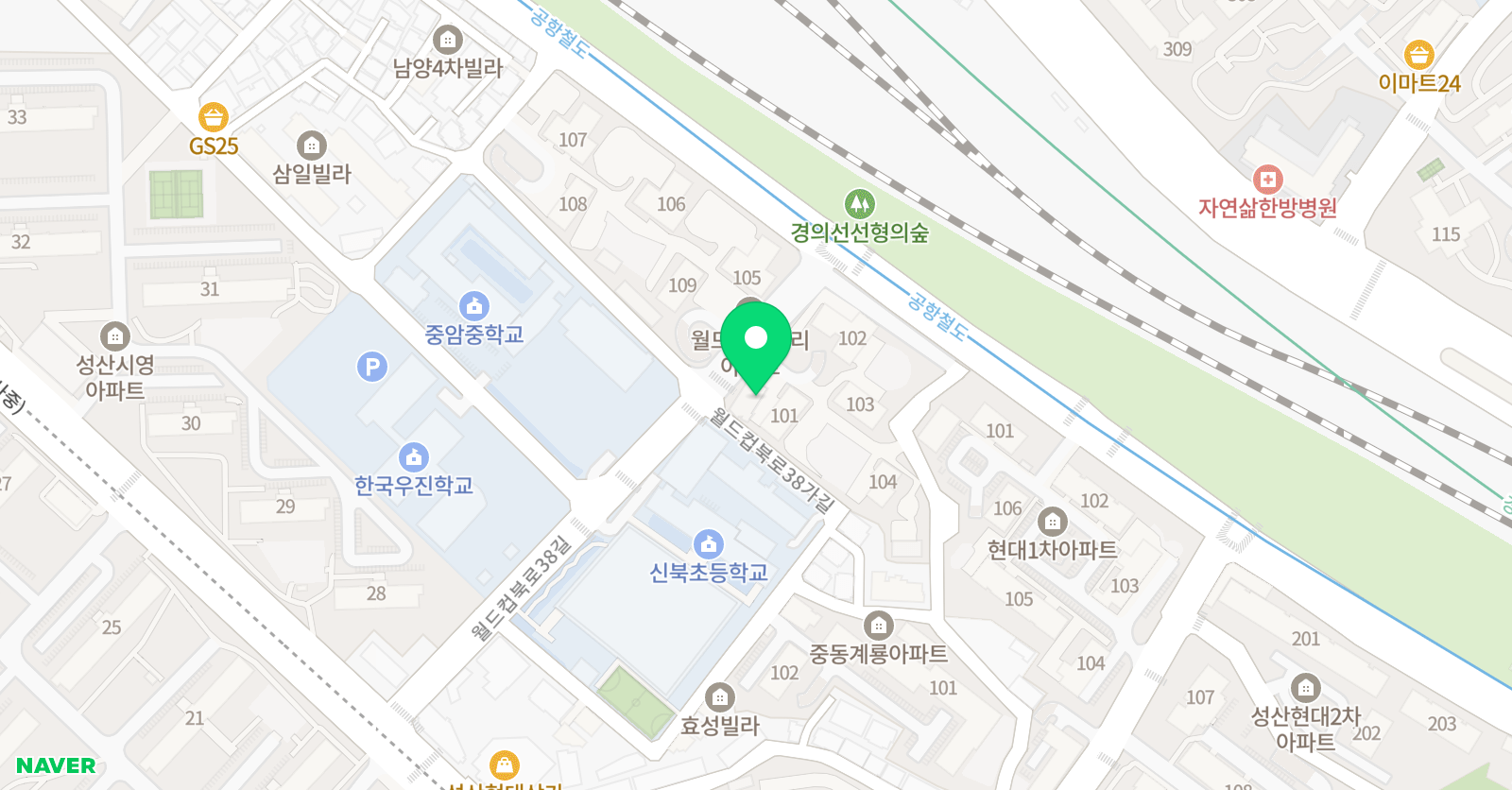 라이트 영어 수학 학원 위치